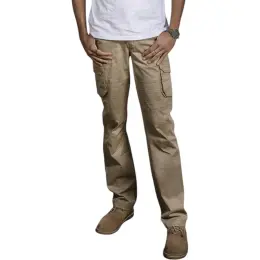 Mens Heritage Cargo Trousers Model Image